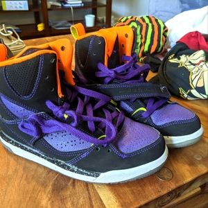Size 13 child Nike Jordan basketball shoes